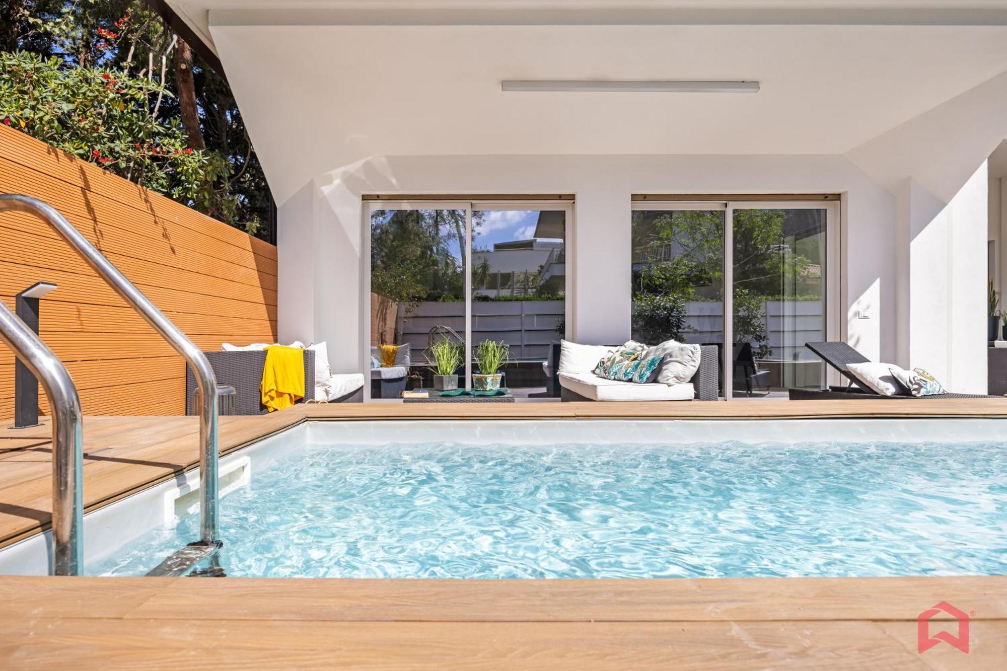 Appartamento In Villa Con Piscina Privata Palermo Eksteriør bilde